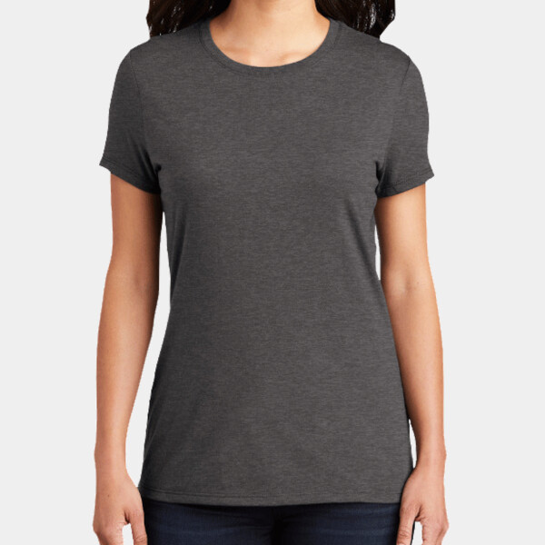 Custom No Minimum District Women's Perfect Tri Tee DT130L Front View
