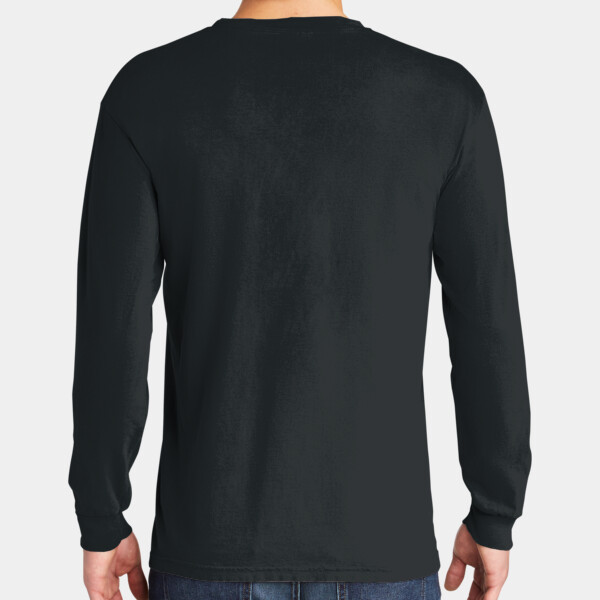 Custom No Minimum Comfort Colors SM Heavyweight Ring Spun Long Sleeve Tee 6014 Back View
