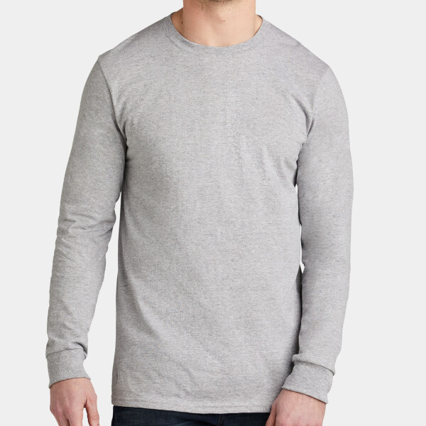 Custom No Minimum Volunteer Knitwear All American Long Sleeve Tee VL100LS Front View