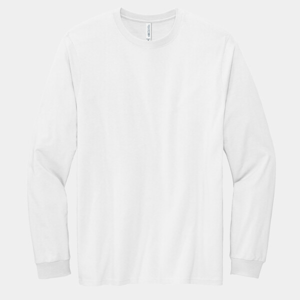 Custom No Minimum Volunteer Knitwear Chore Long Sleeve Tee VL60LS Front View