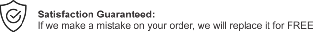 Branded Merch Solutions Satisfaction Guarantee