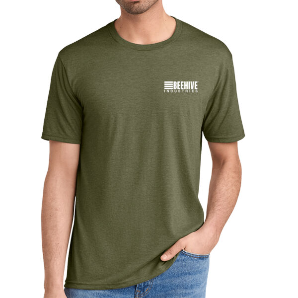 light print FRONT crest logo / R-SLEEVE stripes - Perfect Tri ® Tee Thumbnail