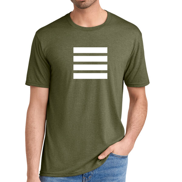 light print FRONT full stripes / BACK neckline logo - Perfect Tri ® Tee Thumbnail