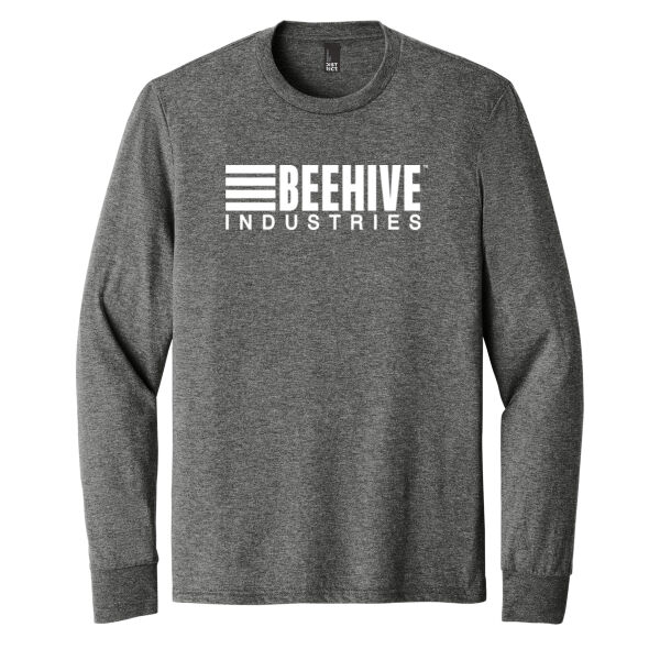 light print FRONT full logo / BACK neckline stripes - Perfect Tri ® Long Sleeve Tee Thumbnail