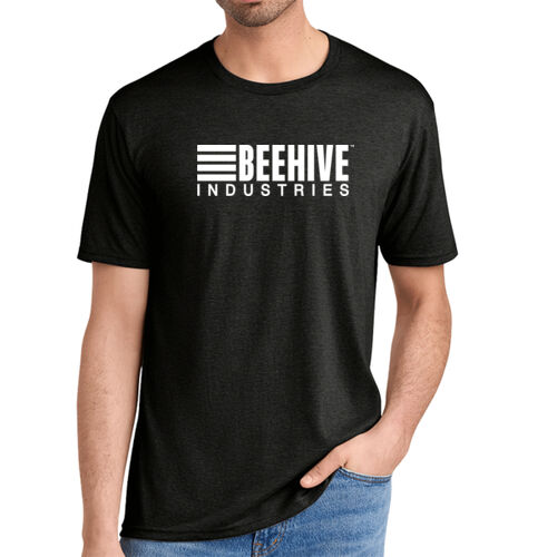 light print FRONT full logo / BACK neckline stripes - Perfect Tri ® Tee Thumbnail