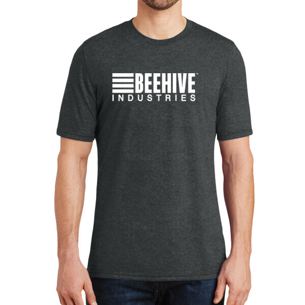 light print FRONT full logo / BACK neckline stripes - Perfect Tri ® Tee Thumbnail