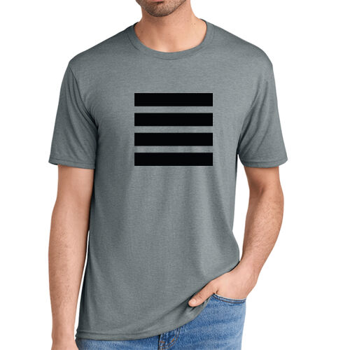 dark print FRONT full stripes / BACK neckline logo - Perfect Tri ® Tee Thumbnail