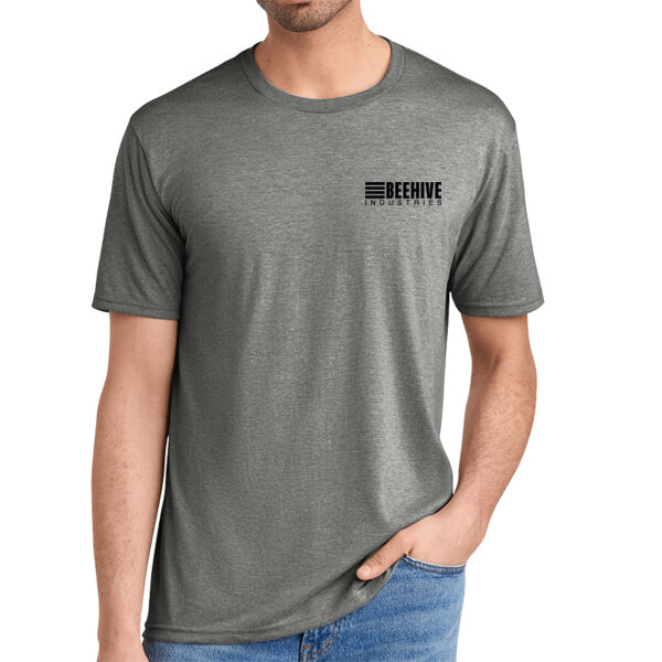 dark print FRONT crest logo / R-SLEEVE stripes - Perfect Tri ® Tee Thumbnail