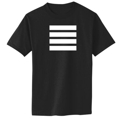 Light Print Front Stripes - Infant Core Cotton Tee Thumbnail