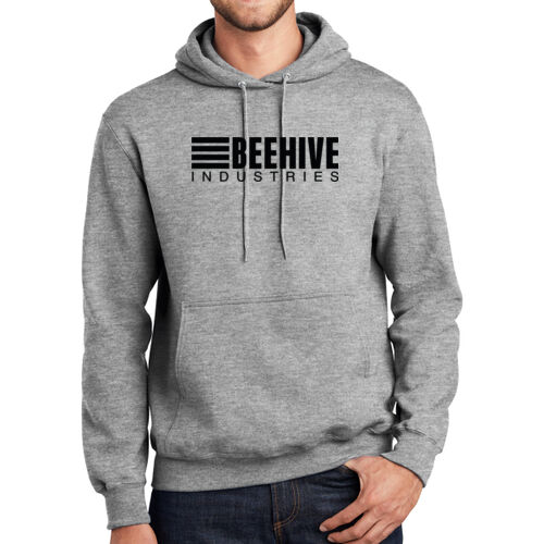 Printed - Essential Fleece Pullover Hooded Sweatshirt Thumbnail