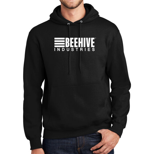 Printed - Essential Fleece Pullover Hooded Sweatshirt Thumbnail