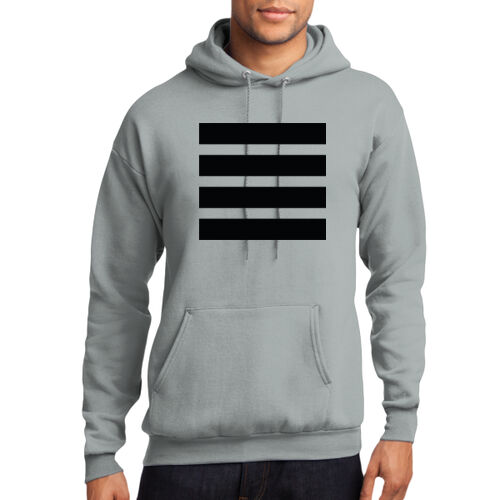 Beehive Full Front Stripes - Core Fleece Pullover Hooded Sweatshirt Thumbnail