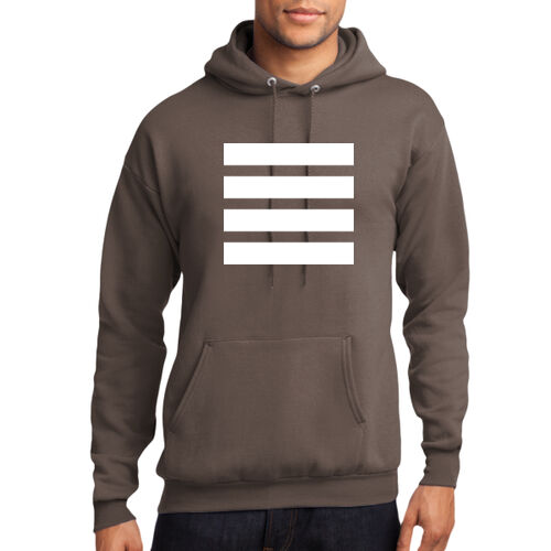 Beehive Full Front Stripes - Core Fleece Pullover Hooded Sweatshirt Thumbnail