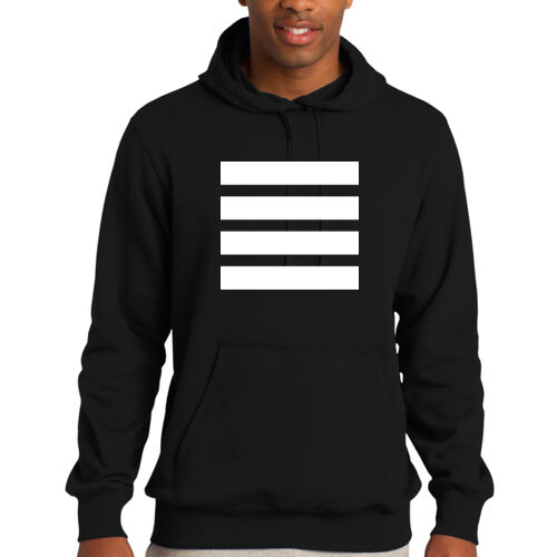 Beehive Full Front Stripes - Tall Pullover Hooded Sweatshirt Thumbnail