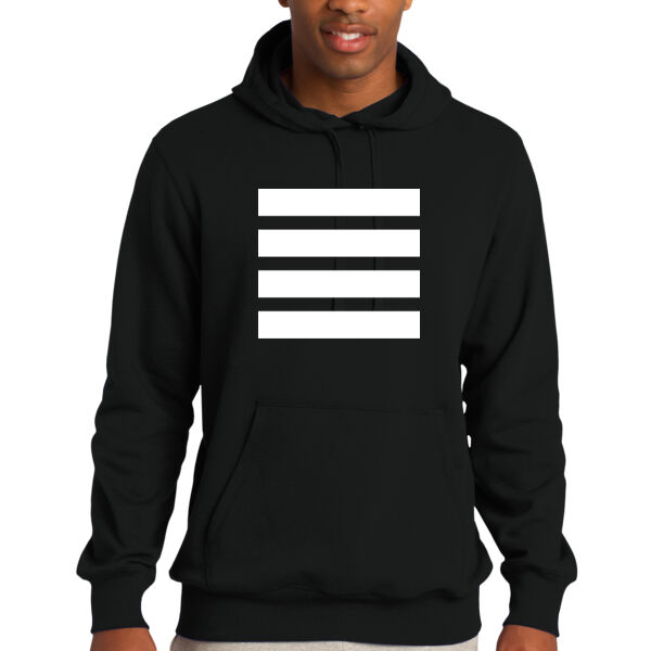 Beehive Full Front Stripes - Tall Pullover Hooded Sweatshirt Thumbnail