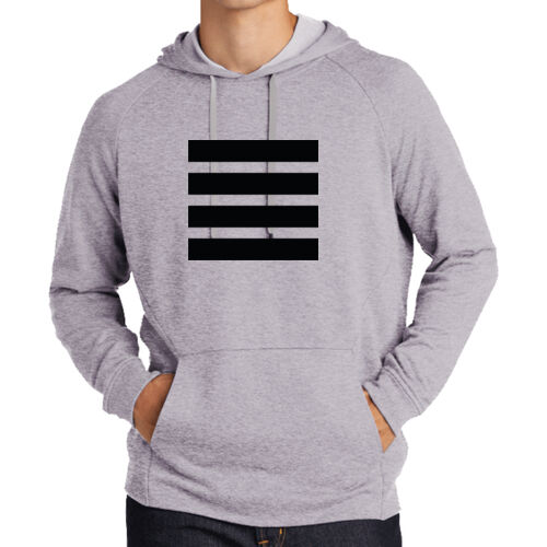 Beehive Full Front Stripes - Lightweight French Terry Pullover Hoodie Thumbnail