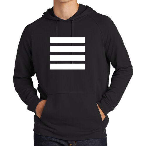 Beehive Full Front Stripes - Lightweight French Terry Pullover Hoodie Thumbnail