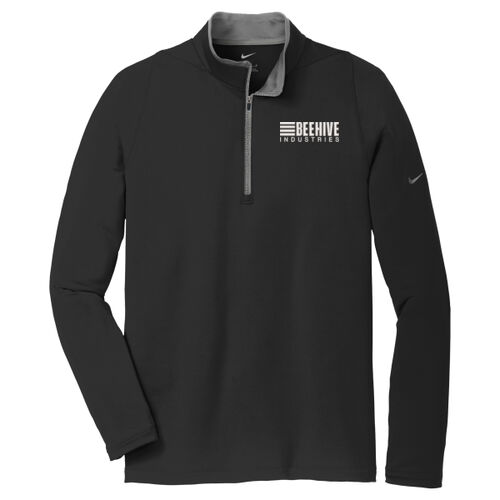 Beehive Embroidered - Dri FIT Stretch 1/2 Zip Cover Up Thumbnail