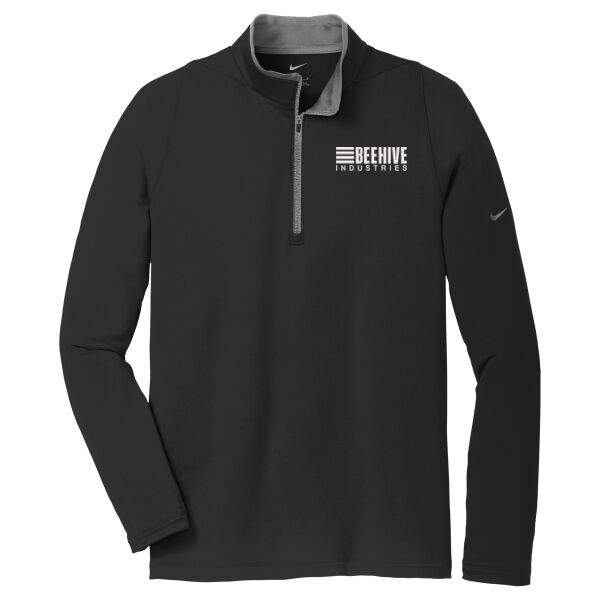 Beehive Embroidered - Dri FIT Stretch 1/2 Zip Cover Up Thumbnail