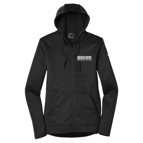 Beehive Embroidered - Ladies Therma FIT Full Zip Fleece Hoodie Thumbnail
