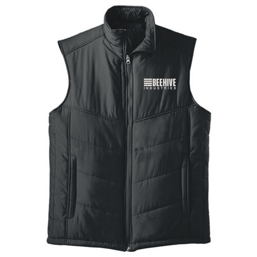 Beehive Crest - Ladies Puffy Vest Thumbnail