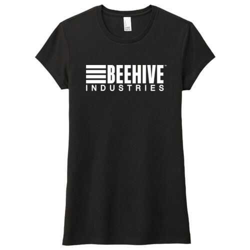 Beehive Full Front / Back Stripes Printed - Women's Fitted Perfect Tri ® Tee Thumbnail