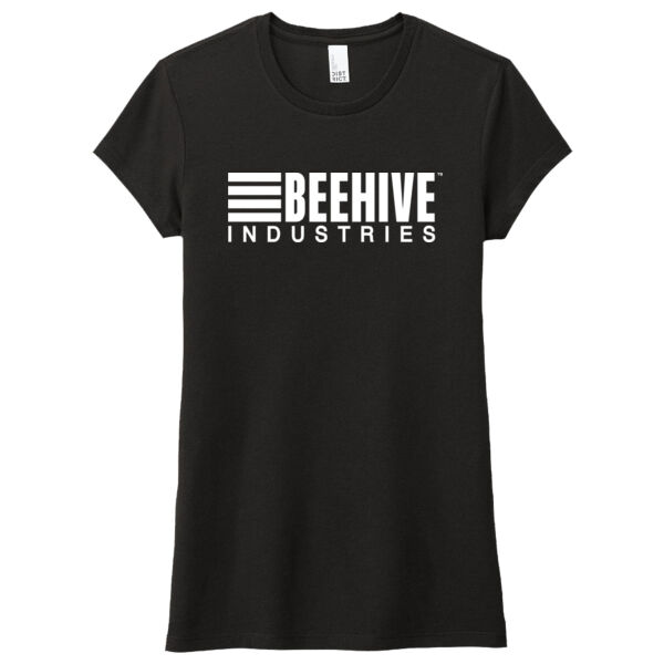 Beehive Full Front / Back Stripes Printed - Women's Fitted Perfect Tri ® Tee Thumbnail
