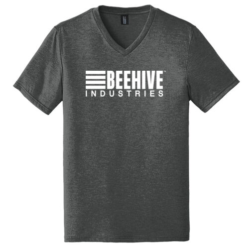 Beehive Full Front / Back Stripes Printed - Perfect Tri ® V Neck Tee Thumbnail