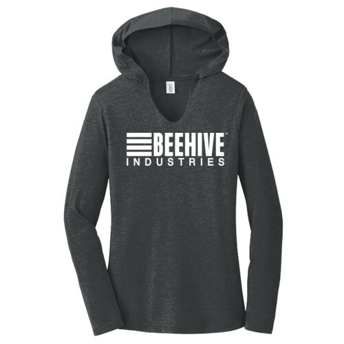 Beehive Full Front / Back Stripes Printed - Women's Perfect Tri ® Long Sleeve Hoodie Thumbnail