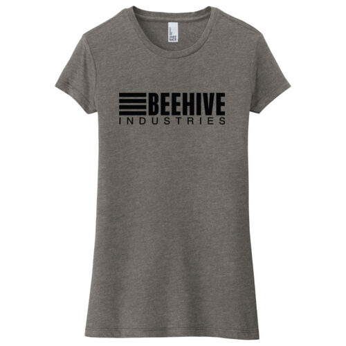Beehive Full Front / Back Stripes Printed - Women's Fitted Perfect Tri ® Tee Thumbnail