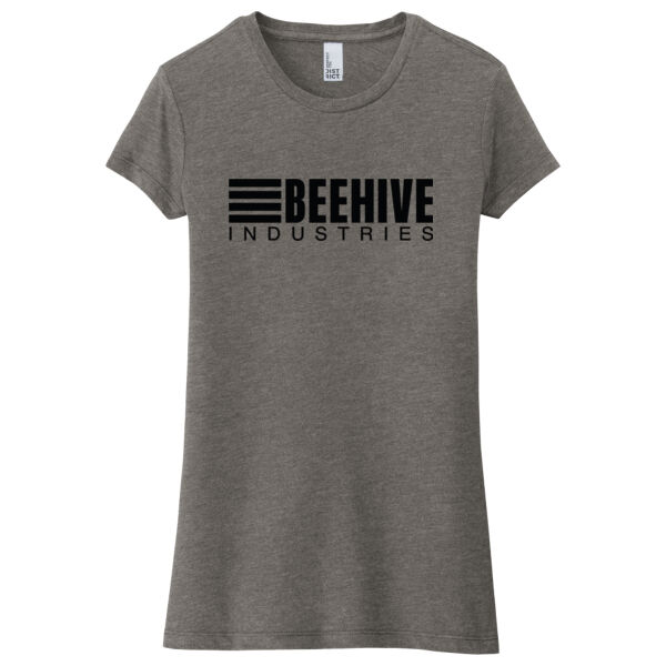 Beehive Full Front / Back Stripes Printed - Women's Fitted Perfect Tri ® Tee Thumbnail