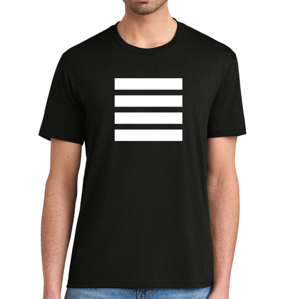 Beehive Front Stripes / Back Logo Printed  - Perfect Tri ® Tee Thumbnail
