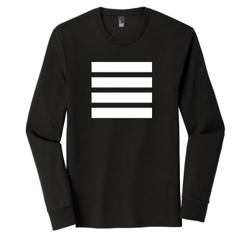 Beehive Front Stripes / Back Logo Printed  - Perfect Tri ® Long Sleeve Tee Thumbnail