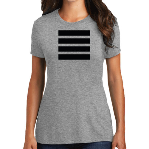 Beehive Front Stripes/ Logo Back Printed  - Women's Perfect Tri ® Tee Thumbnail