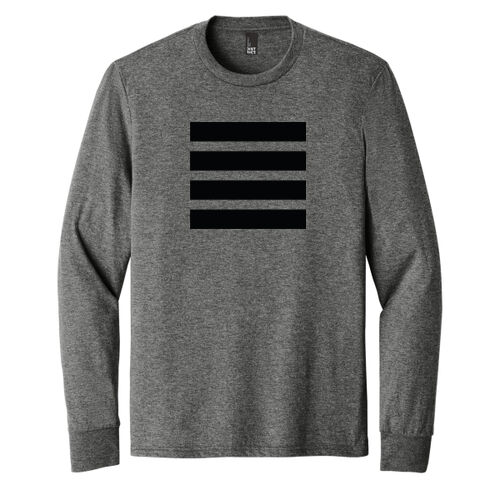 Beehive Front Stripes/ Logo Back Printed  - Perfect Tri ® Long Sleeve Tee Thumbnail