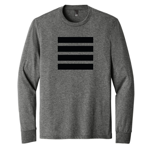 Beehive Front Stripes/ Logo Back Printed  - Perfect Tri ® Long Sleeve Tee Thumbnail