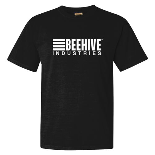 Beehive Full Front / Back Stripes Printed - Heavyweight Ring Spun Tee Thumbnail