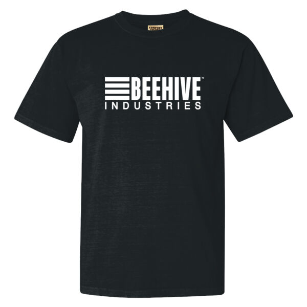 Beehive Full Front / Back Stripes Printed - Heavyweight Ring Spun Tee Thumbnail
