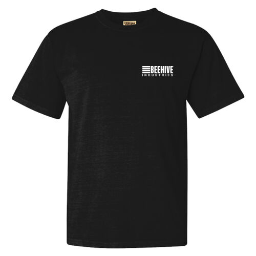 Beehive Printed (sleeve stripes) - Heavyweight Ring Spun Tee Thumbnail