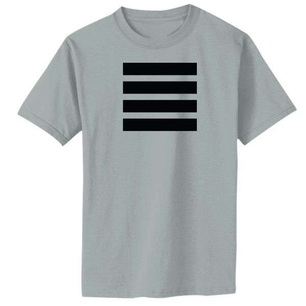 Beehive Stripes Front / Logo Back Printed  - Infant Core Cotton Tee Thumbnail
