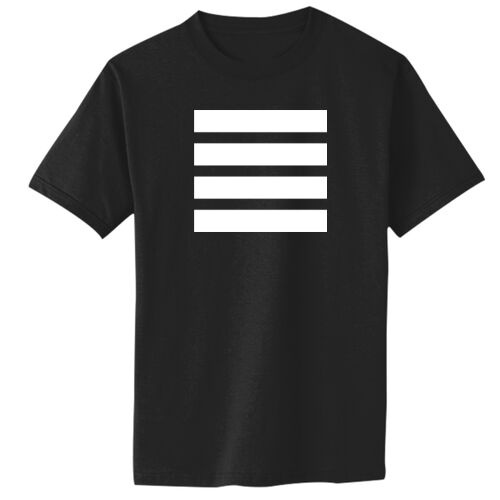 Beehive Front Stripes/ Logo Back Printed  - Toddler Core Cotton Tee Thumbnail