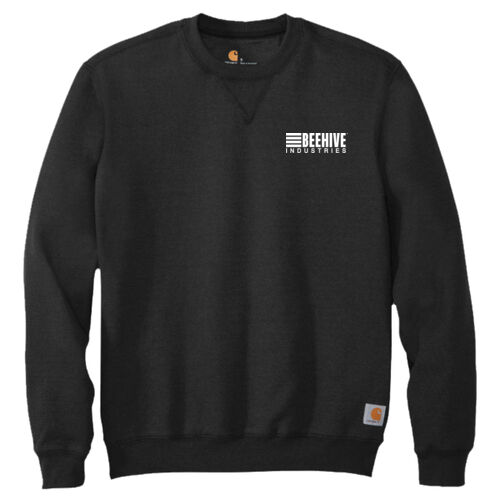 Beehive Crest / Sleeve Stripes  - Midweight Crewneck Sweatshirt Thumbnail