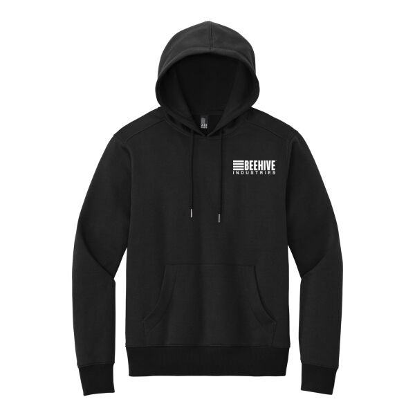 Beehive Crest / Sleeve Stripes  - Perfect Weight ® Fleece Hoodie Thumbnail