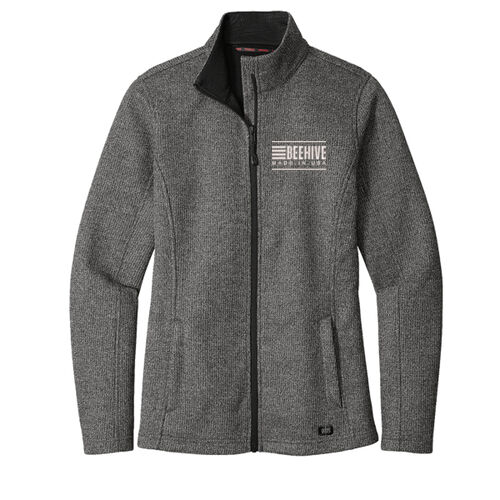 Beehive Embroidered  - Ladies Grit Fleece Jacket Thumbnail