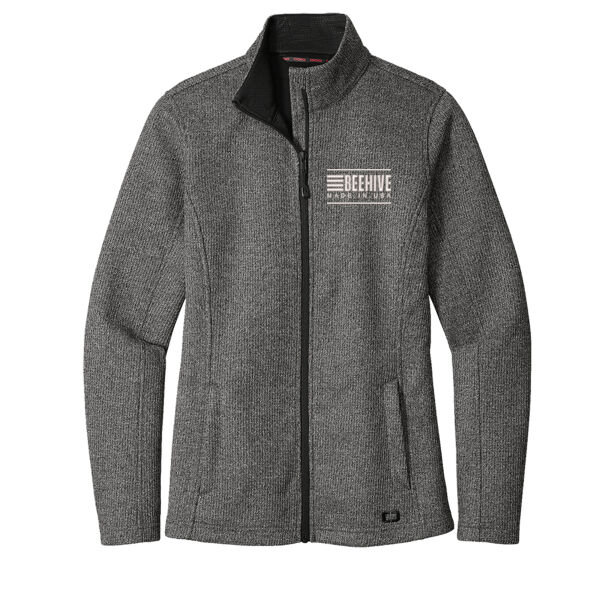 Beehive Embroidered  - Ladies Grit Fleece Jacket Thumbnail