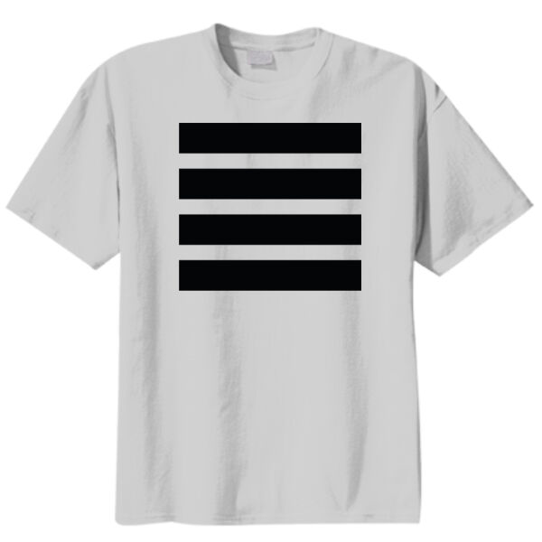 Beehive Stripes Front / Logo Back Printed  - Youth Core Cotton Tee Thumbnail