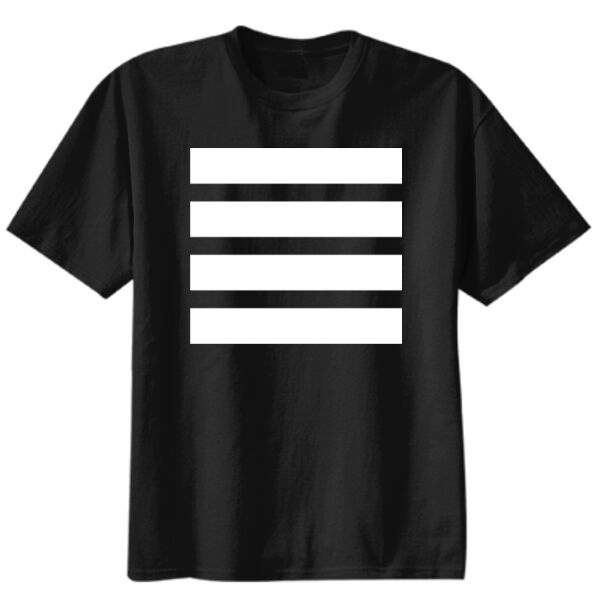 Beehive Front Stripes/ Logo Back Printed  - Youth Core Cotton Tee Thumbnail