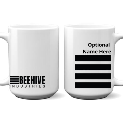 Beehive Personalized - 15 oz NO MINIMUM full color printed ceramic mug Thumbnail