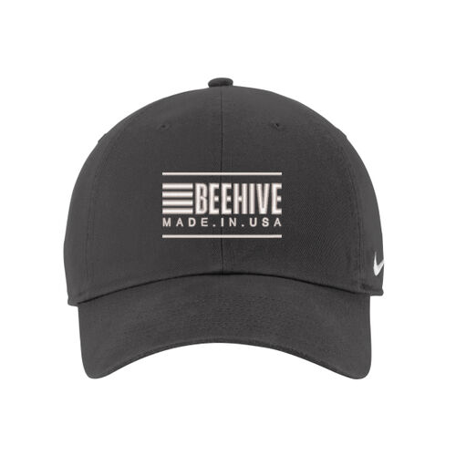 Beehive Embroidered - Heritage Cotton Twill Cap Thumbnail