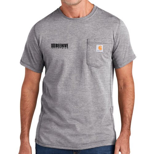 Beehive Printed - Force ® Short Sleeve Pocket T Shirt Thumbnail
